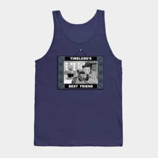 Timelord's Best Friend (Black & White) Tank Top